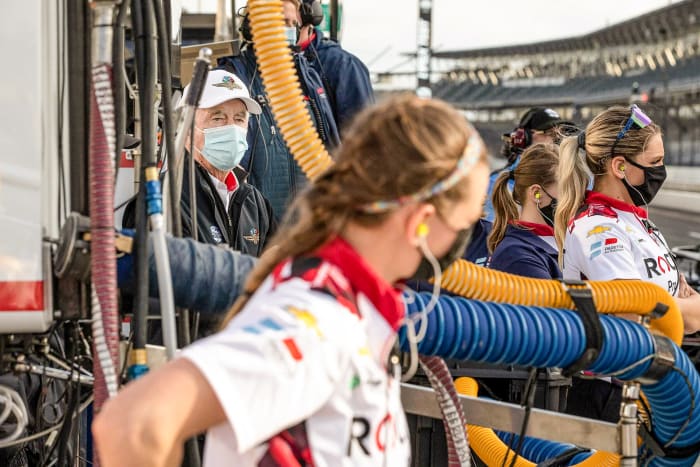 Penske was trackside two weeks ago with the members—mostly women—of Team Paretta.